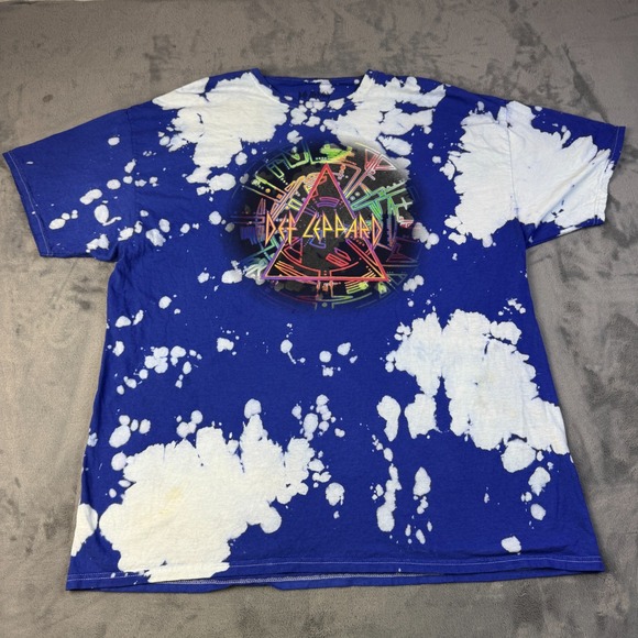 Def Leppard Mens T Shirt Size 2XL Short Sleeve Punk Band Licensed Retro Unisex - Picture 1 of 12